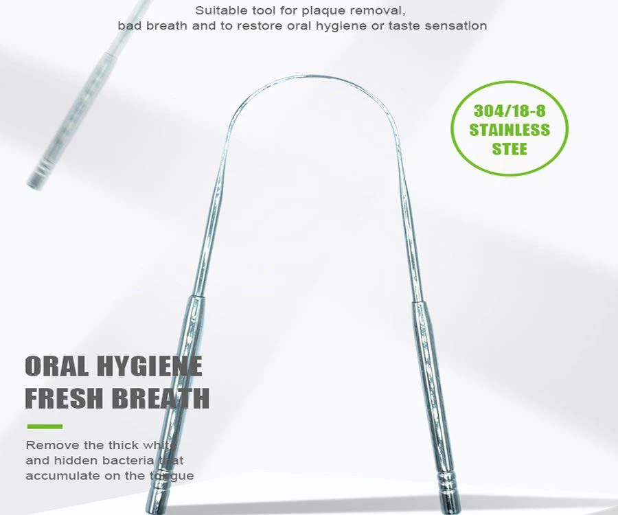 u-shaped stainless steel tongue cleaner u-shaped stainless steel tongue cleaner