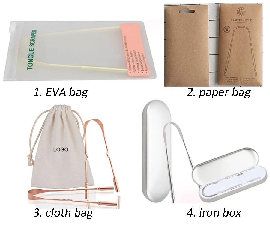 u-shaped stainless steel tongue scraper package u-shaped stainless steel tongue scraper package